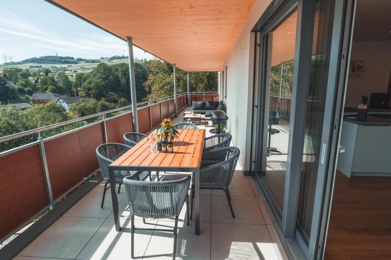Ferienwohnung Steinablick Mit Grossem Balkon & Garage Ühlingen-Birkendorf Exterior foto
